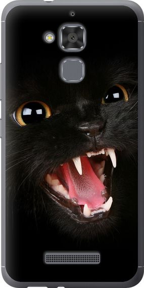 Чехол на Asus Zenfone 3 Max ZC520TL Чёрная кошка "932u-442-17620"