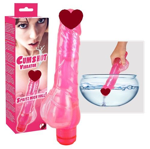 Вибратор розовый CUMSHORT sexstyle