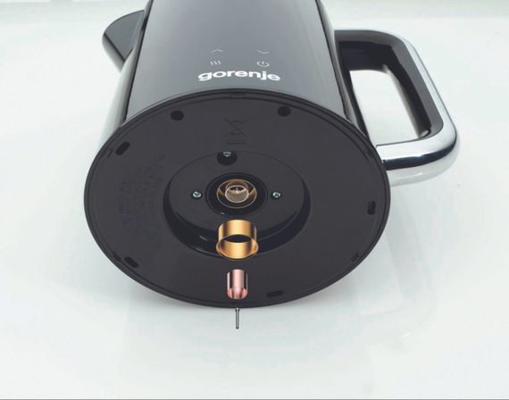 Електрочайник Gorenje, 1.7л, подвійні стінки, LED дисплей, Strix контроль, чорний (K17DWD) | Зображення 5