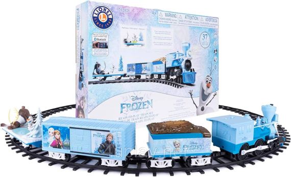 Железная дорога Lionel Disney Frozen Train Set Дисней Холодное сердце с Bluetooth, звуками, светом и паром