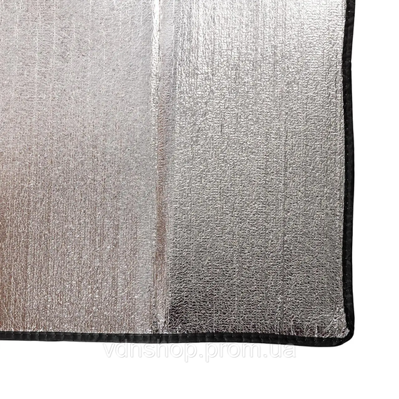 Підстилка під намет 240×240 см алюмінієвий килимок підкладка для кемпінгу вологозахисний LU-023 | Зображення 6