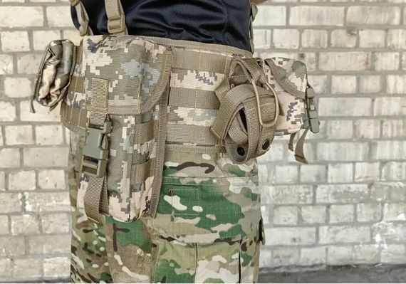 Підсумок під пляшку койот (MOLLE, підсумок на розгрузку, жилет, РПС) | Зображення 4
