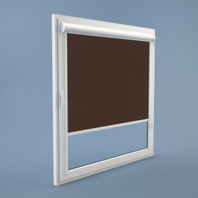 Рулонная штора Rolets Роял 2-804-725 72.5x170 см закрытого типа Шоколадная