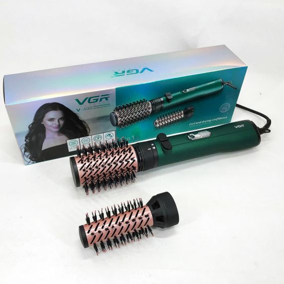 Профессиональный фен с ионизацией и термозащитой VGR V-498 2 в 1, Малошумный фен для укладки волос ZK-42 | Зображення 5