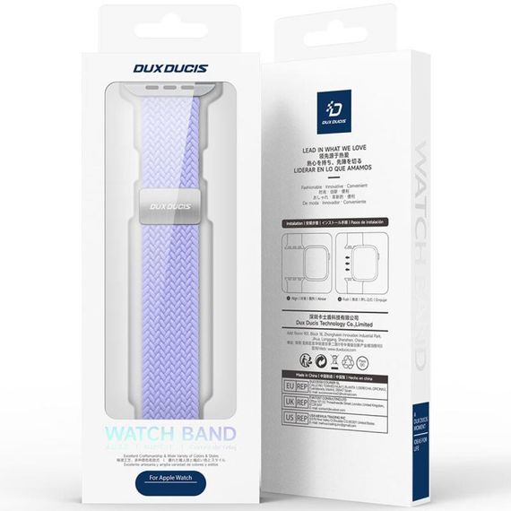 Ремінець Dux Ducis Mixture Ultra для Apple Watch 38/40/41/42mm(ser.10) Misty Purple | Зображення 5