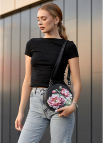 Жіноча кругла сумка Sambag Bale MZN 20 х 20 х 10 см (52200714)