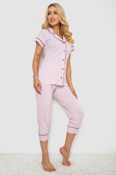 Пижама женская, цвет розовый, 243R19008 | Зображення 2