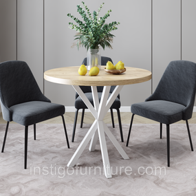 Каркас для столу з металу 550×550mm, H=730mm Білий