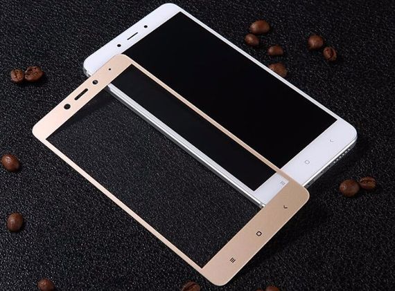 Full Cover захисне скло для Xiaomi Redmi Note 4 - Gold | Зображення 1