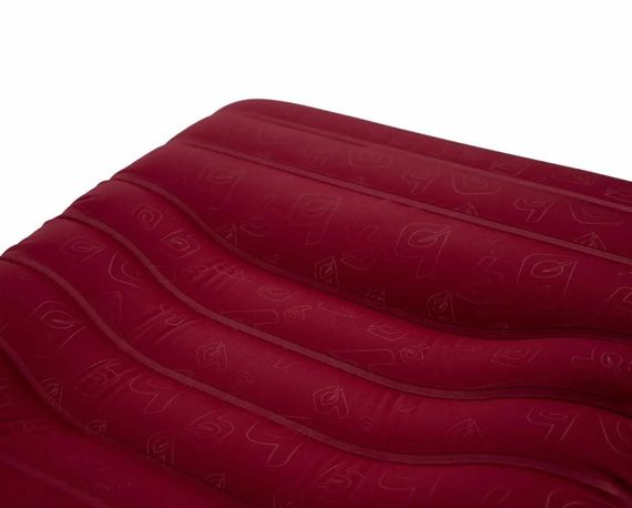 Килимок надувний Bo-Camp Laticuda Ergonomic Gold 191x60x14 cm Grey/Red (3107105) (DAS301471) | Зображення 3