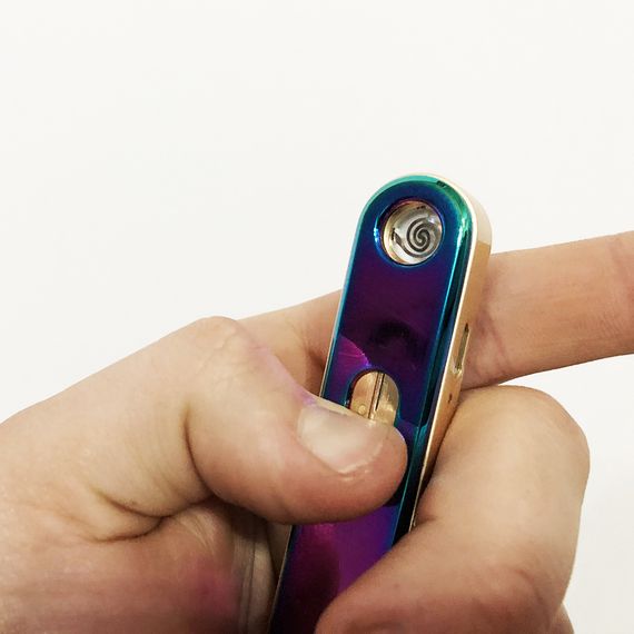 USB запальничка в подарунковій упаковці "Honest" 77127. Колір: хамелеон | Зображення 1