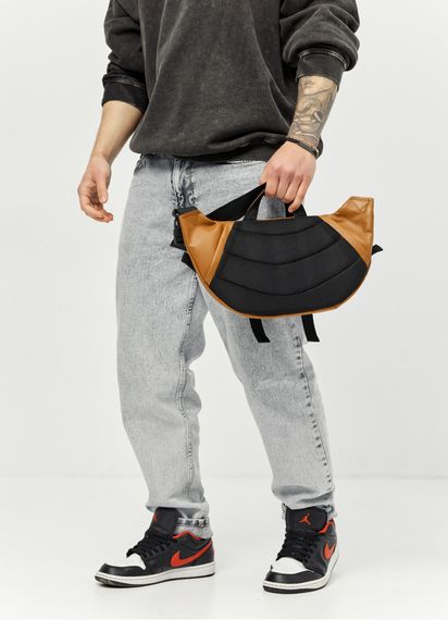 Велика чоловіча сумка бананка Sambag DynamicDart руда 38 × 21 × 7 см (80411121m) | Зображення 6