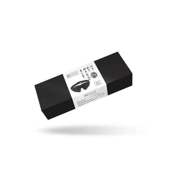 Маска на очі Liebe Seele Black Organosilicon Blindfold, екошкіра sexstyle | Зображення 8