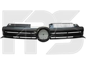 Решетка радиатора черная VW Golf VI '09-12 (кроме GTI) черная, без хром.молдинга (FPS) 5K0853651AFQWA