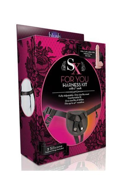 Страпон жіночий FOR YOU HARNESS KIT COCK Sex Aura | Зображення 2