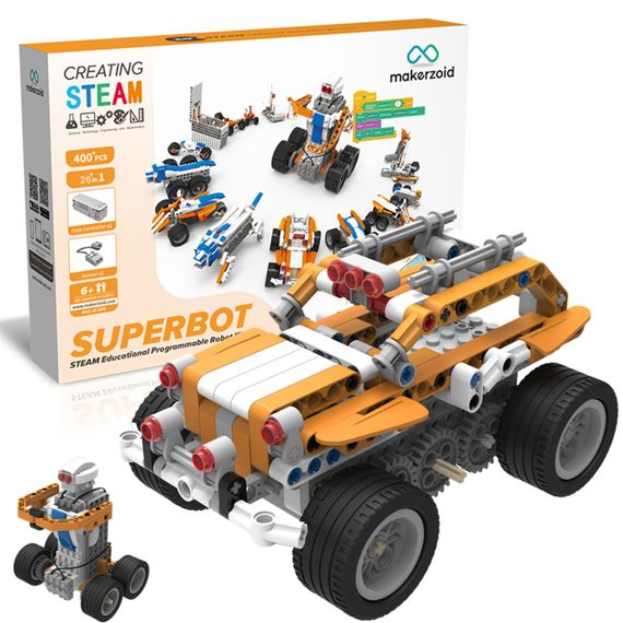 Конструктор Makerzoid Superbot Educational Building Blocks (MKZ-ID-SPB) | Зображення 3