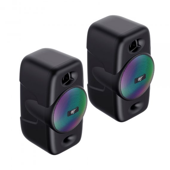 Стерео колонки ігрові HAVIT HV-SK213 USB RGB Black | Зображення 3
