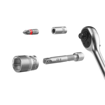 Набор бит Einhell бит и головок, 1/4&quot; 4-13мм, 37шт, кейс (109022) | Зображення 4