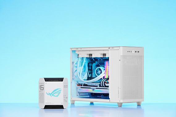 Маршрутизатор ASUS ROG Rapture GT6 2PK white AX10000 3xGE LAN 1x2.5GE WAN 1xUSB 3.2 g1 WPA3 OFDMA MESH (90IG07F0-MU9A40) | Зображення 2