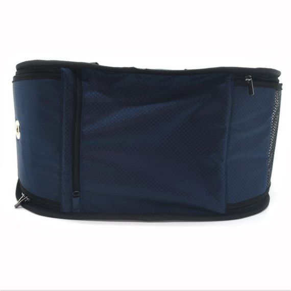 Сумка переноска Полли для котів і малих порід собак Zoo-hunt №0 22х37х33 см синя | Зображення 3