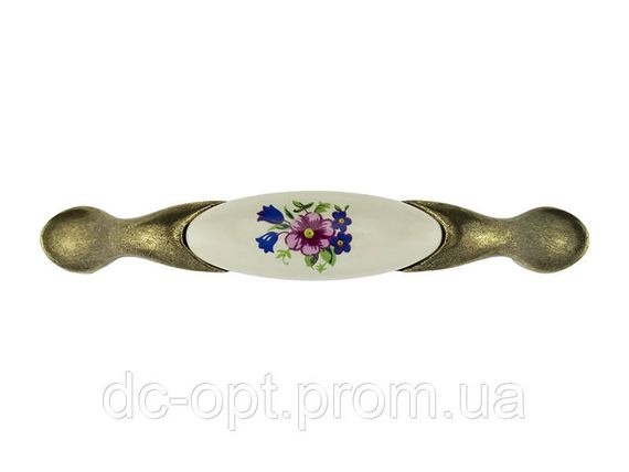 Ручка DP 191/96 G4/MLK1 Антична Бронза/Рожева Квітка ДС ОптимаЛайн | Зображення 1