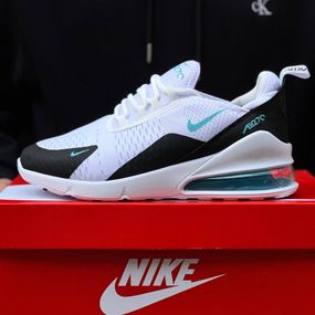 Літні кросівки Nike Air Max колір білий, чорний