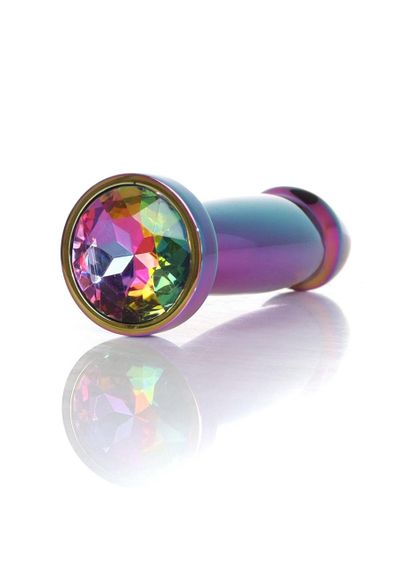 Анальна пробка - Jewellery Multicolour Penis Plug Clear S Sex Aura | Зображення 3