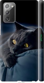 Чохол на Samsung Galaxy Note 20 Димчастий кіт "825m-2036-2448"