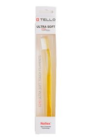 Зубна щітка Tello 6240 Ultra Soft White, d 0.10 mm, жовта