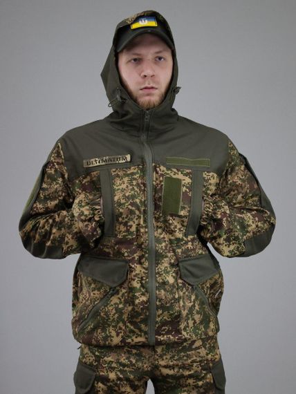 Костюм Горка Combo Ultimatum Хищник,Тактическая военная камуфляжная форма с капюшоном 62