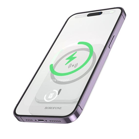 Універсальна Мобільна Батарея Power Bank Borofone BJ63 Nimble PD20W magnetic 5000mAh Колір Чорний | Зображення 3