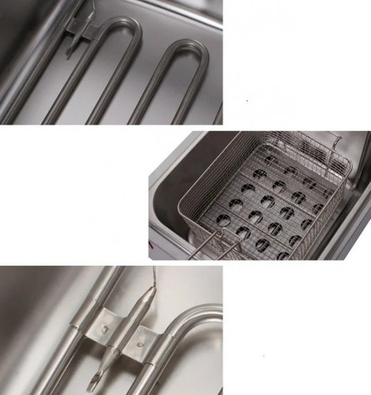 Фритюрница профессиональная Dotvix Electric Fryer D-803 электрическая 2800W 6L | Зображення 6