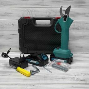 Секатор на 2 акумулятори в кейсі Crafting Tools
