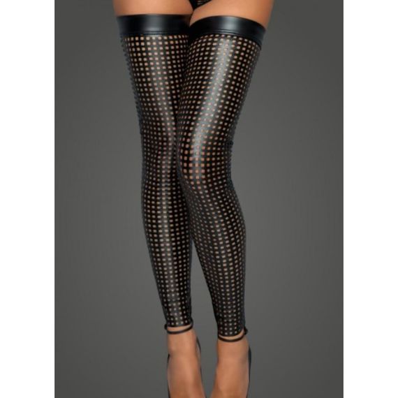 Панчохи спандекс сітка F236 Noir Handmade XL, Черный