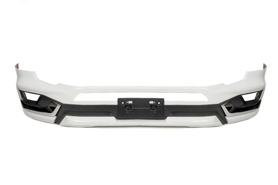 Накладка на передній бампер VXR Білий колір для Toyota Land Cruiser 300 2021- рр