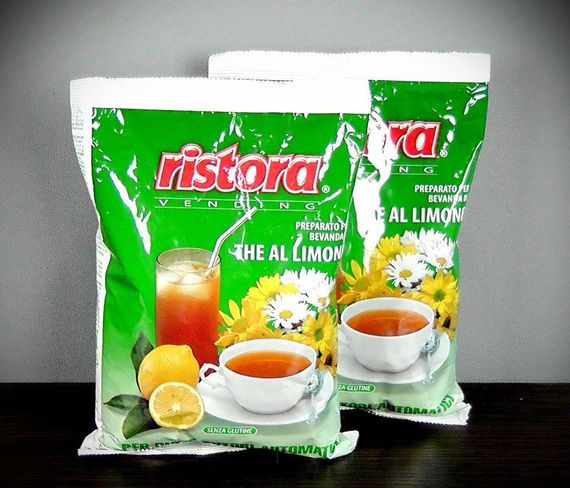 Лимонный чай вендинг RISTORA 1 кг растворимый чай для кофе автоматов Ристора | Зображення 1