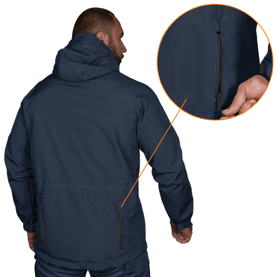 Куртка Stalker SoftShell Темно-синя (7005), M | Зображення 1