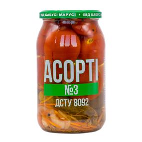 Асорти №3 Бабусі Марусі 870 г