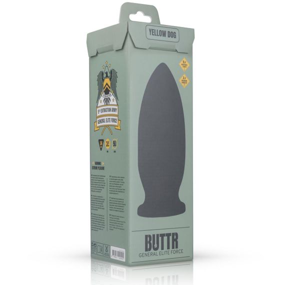 Анальна пробка BUTTR — Yellow Dog Butt Plug Sex Aura | Зображення 5