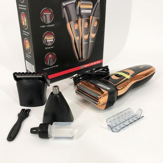 Профессиональные электрические бритвы GEMEI / Geemy GM-595, Электробритва беспроводная портативная LW-33 | Зображення 7