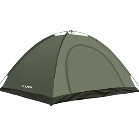 Палатка двухместная 200×150×120 (см) кемпинговая туристическая для рыбалки LU-025GR Хаки