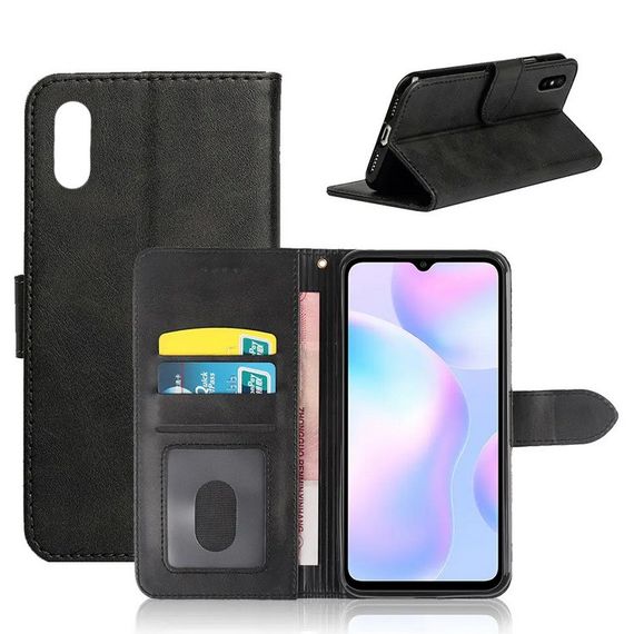 Чехол книжка Aspor Wallet Case для Xiaomi Redmi 10C- черный | Зображення 1