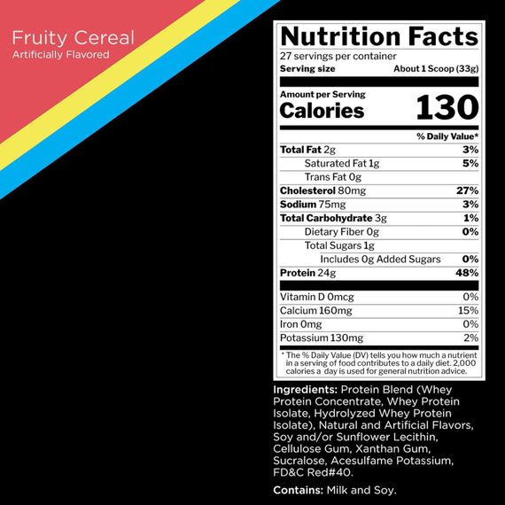Протеин Rule One Whey Blend 2.27 kg (Fruity Cereal) | Зображення 1