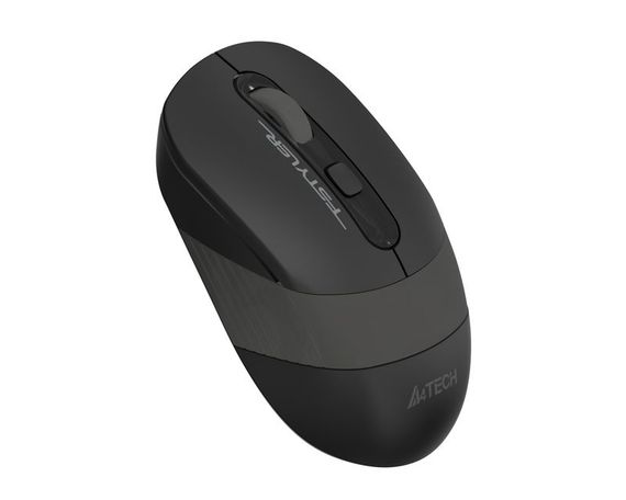 Миша бездротова A4Tech Fstyler FG10S (Grey), безшумна, USB, колір чорний+сірий | Зображення 1