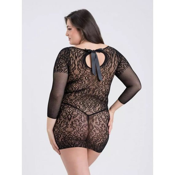 Мереживна сексуальна міні сукня Fifty Shades of Grey Captivate Plus Size Black Sex Aura | Зображення 1