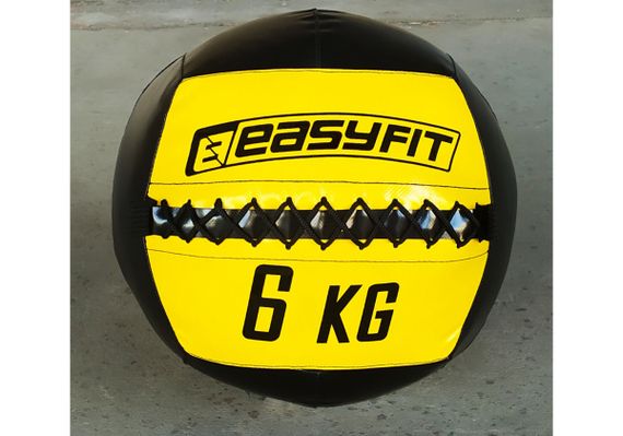 Медичний м'яч EasyFit Wall Ball медбол, волбол 6 кг (EF-WB-06) | Зображення 1