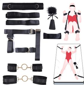 БДСМ набор LOCKINK YEAHWOW Bed Restraint set Sex Aura