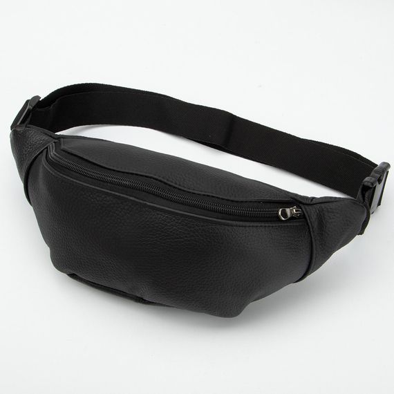 Чорна чоловіча бананка, Універсальна сумка на пояс, Чоловіча сумка барсетка, Бананка модна EO-97 | Зображення 5