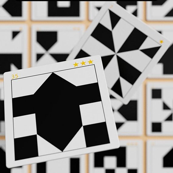 Настільна інтерактивна гра Ummi ME-149 Hidden Black and White Blocks Black / White | Зображення 1