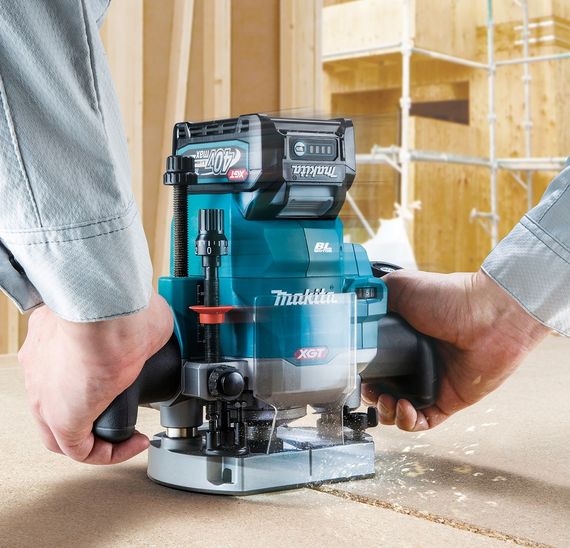Фрезер аккумуляторный Makita RP001GZ (6/8/12 мм, 8000-25000 мин-1, BL, XGT, без аккумулятора и зарядного устройства) | Зображення 7